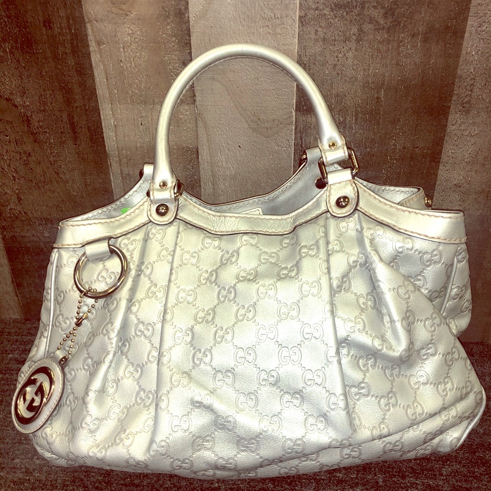 Authentic Gucci Guccissima “Medium Sukey tote”